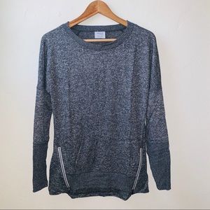 NWT Danskin Now gray crewneck pullover sweater XS